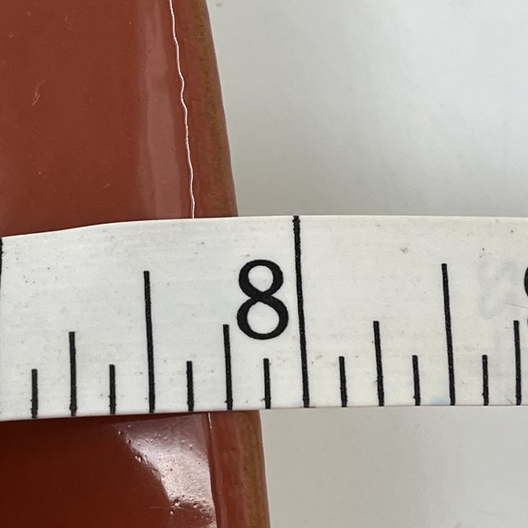 VIETRI italy  16 1/4" x 7 5/8" Oval Serving Dish Tray Platter Volcanic Red - Picture 6 of 7